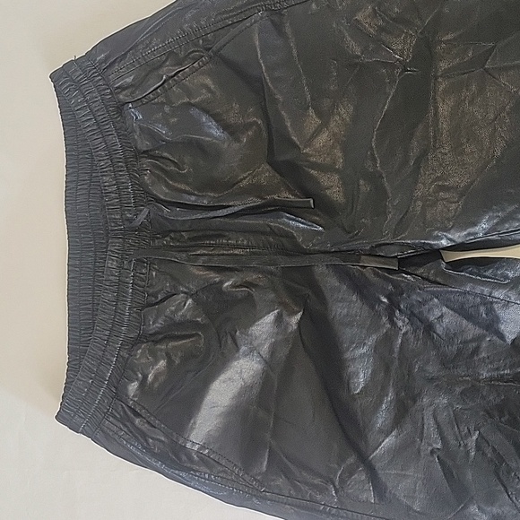 Zara faux leather joggers - Picture 1 of 5
